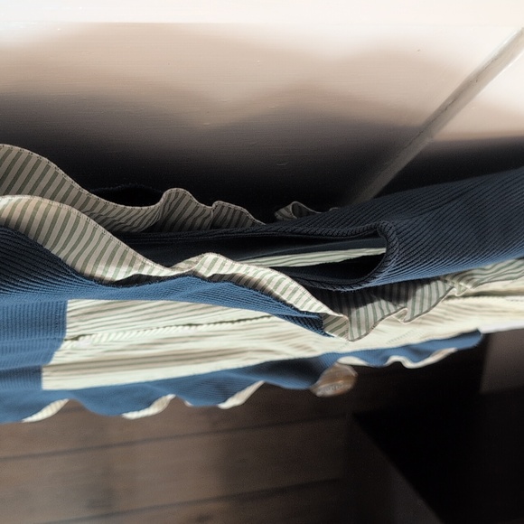 Anthropologie Ribbed Frill-Sleeve Blouse - Picture 10 of 11